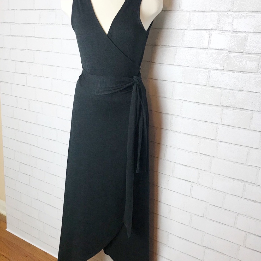 Gap Long Wrap Dress